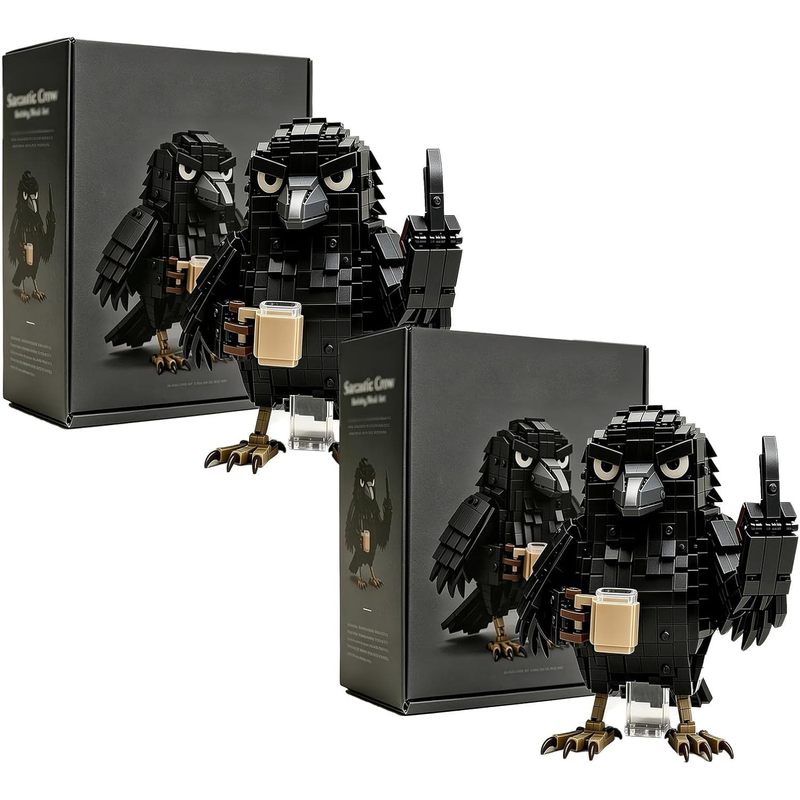 Lego Set Technic - Sarcastic Crow Building Block Set, Coffee