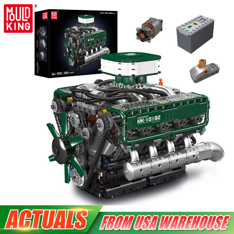 Lego Set Technic - Mould King 10182 Technical Engine Toys