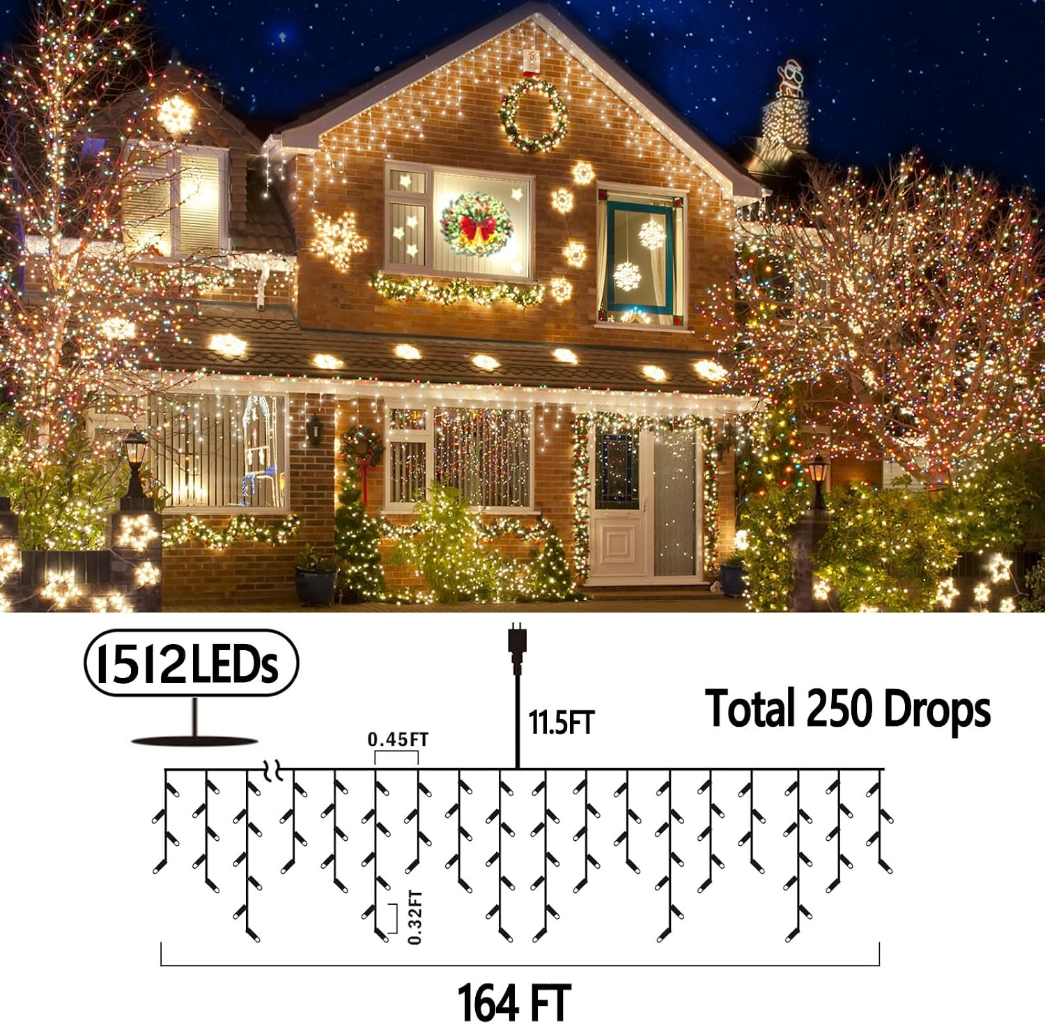 Outdoor Christmas String Light - Led Fairy String Lights 评论和价格