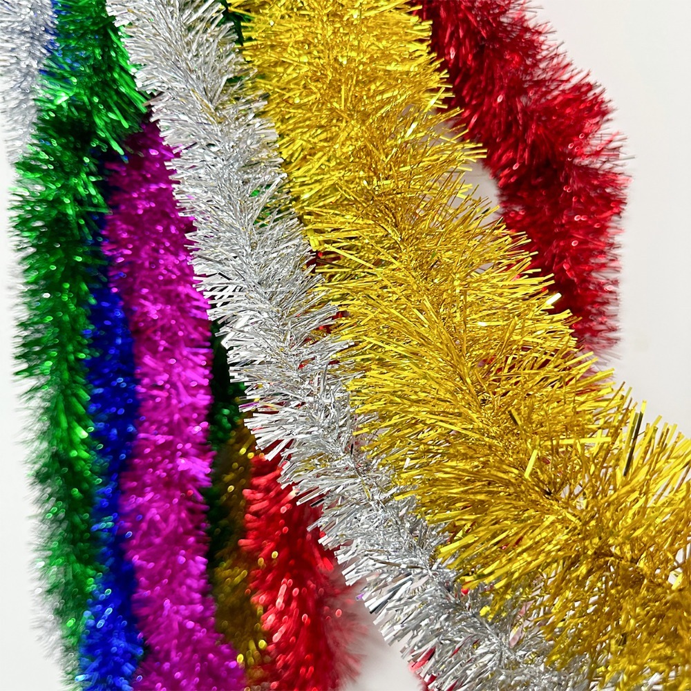 2M Christmas Flower Ribbon Chr - Tinsel Garland Decoration 评论和价格