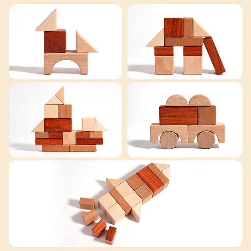29-Piece Wood DIY Building Blo - Lego Set Technic 评论和价格