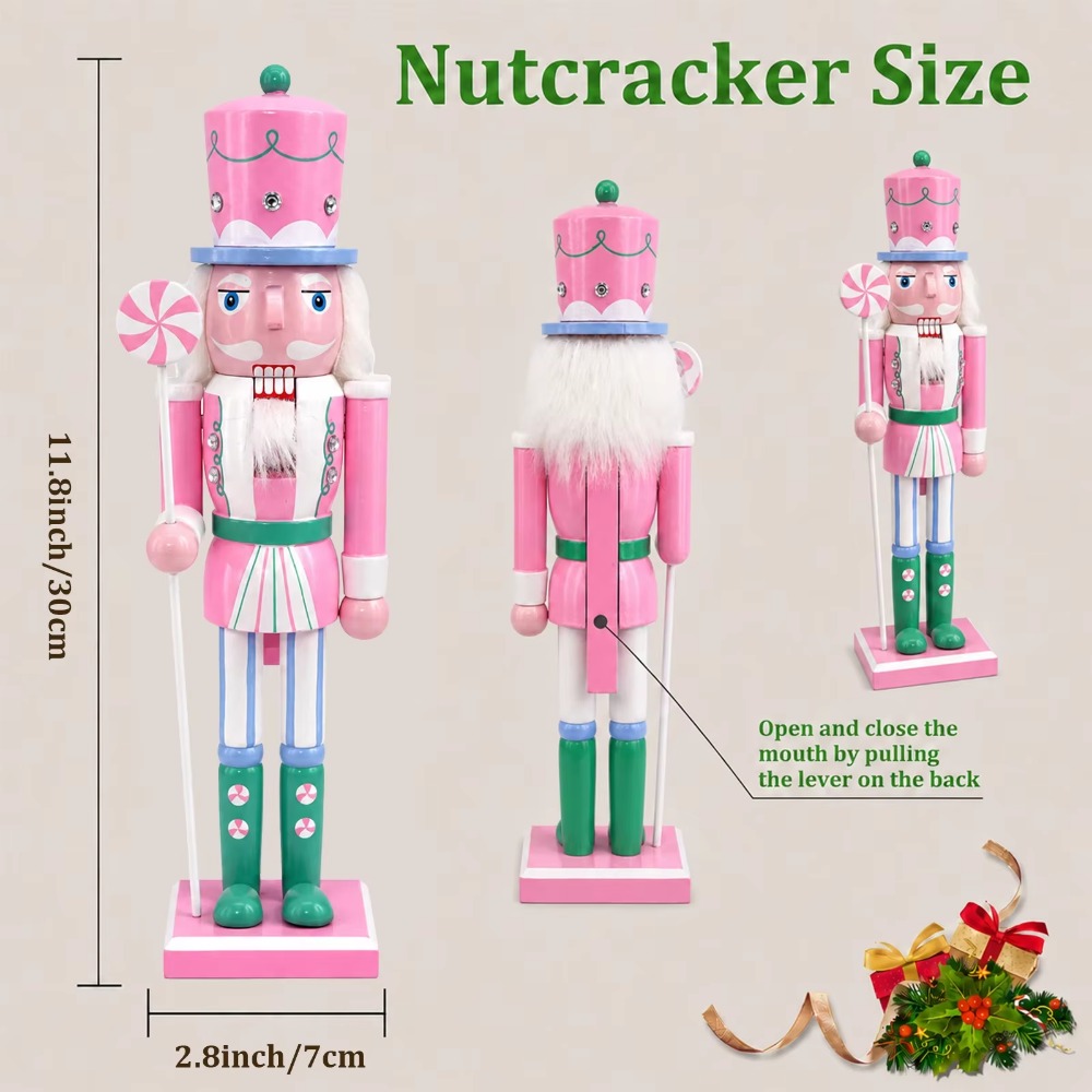 14 Inch Wooden Thanksgiving Nu - Nutcracker Figurine 评论和价格