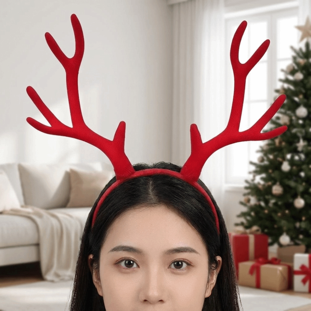 Lightweight Deer Antler Headba - Reindeer Antlers Headband 评论和价格