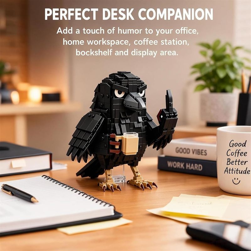 Sarcastic Crow Building Block  - Lego Set Technic 评论和价格