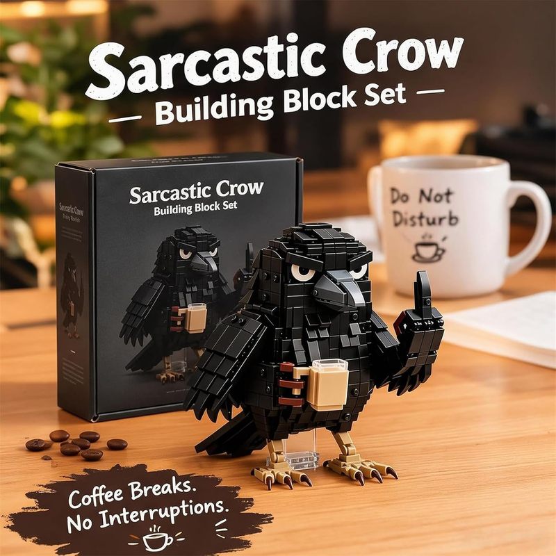 Sarcastic Crow Building Block  - Lego Set Technic 评论和价格