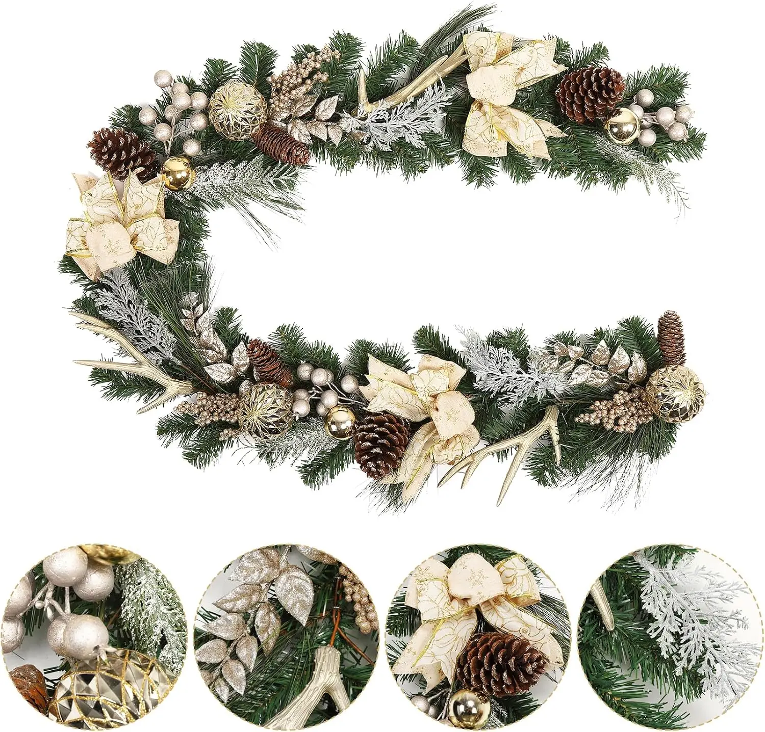 Garvee 6 ft Pre-Lit Christmas  - Led Fairy String Lights 评论和价格
