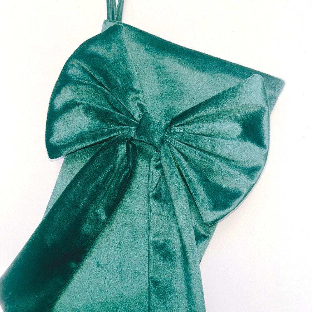 Bowknot Christmas Stockings La - Christmas Stocking Hanging 评论和价格