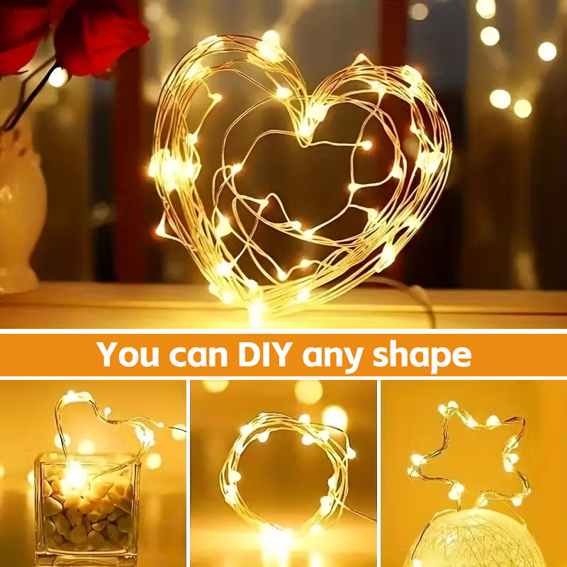 LED fairy lights, battery-powe - Led Fairy String Lights 评论和价格