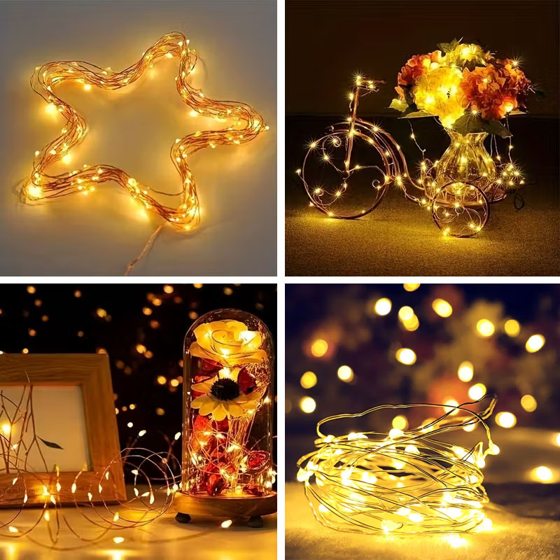 LED fairy lights, battery-powe - Led Fairy String Lights 评论和价格