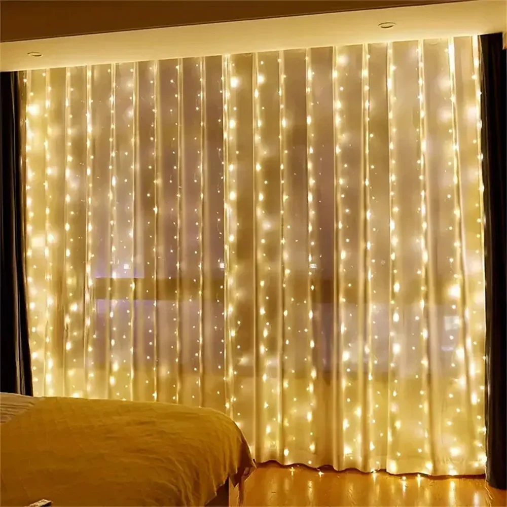 Battery Power 3/6m Curtain LED - Led Fairy String Lights 评论和价格
