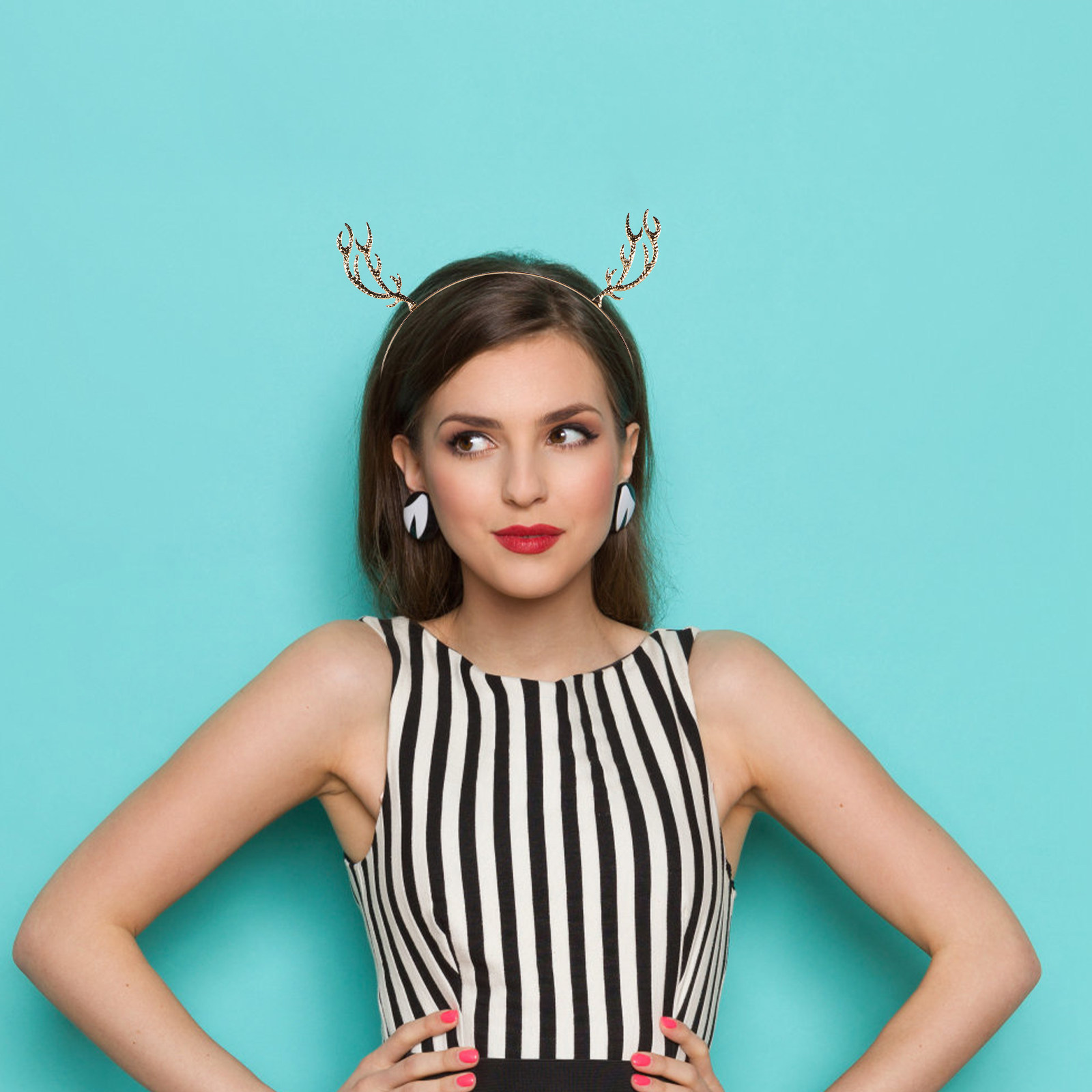 Christmas Costume Headband Rei - Reindeer Antlers Headband 评论和价格