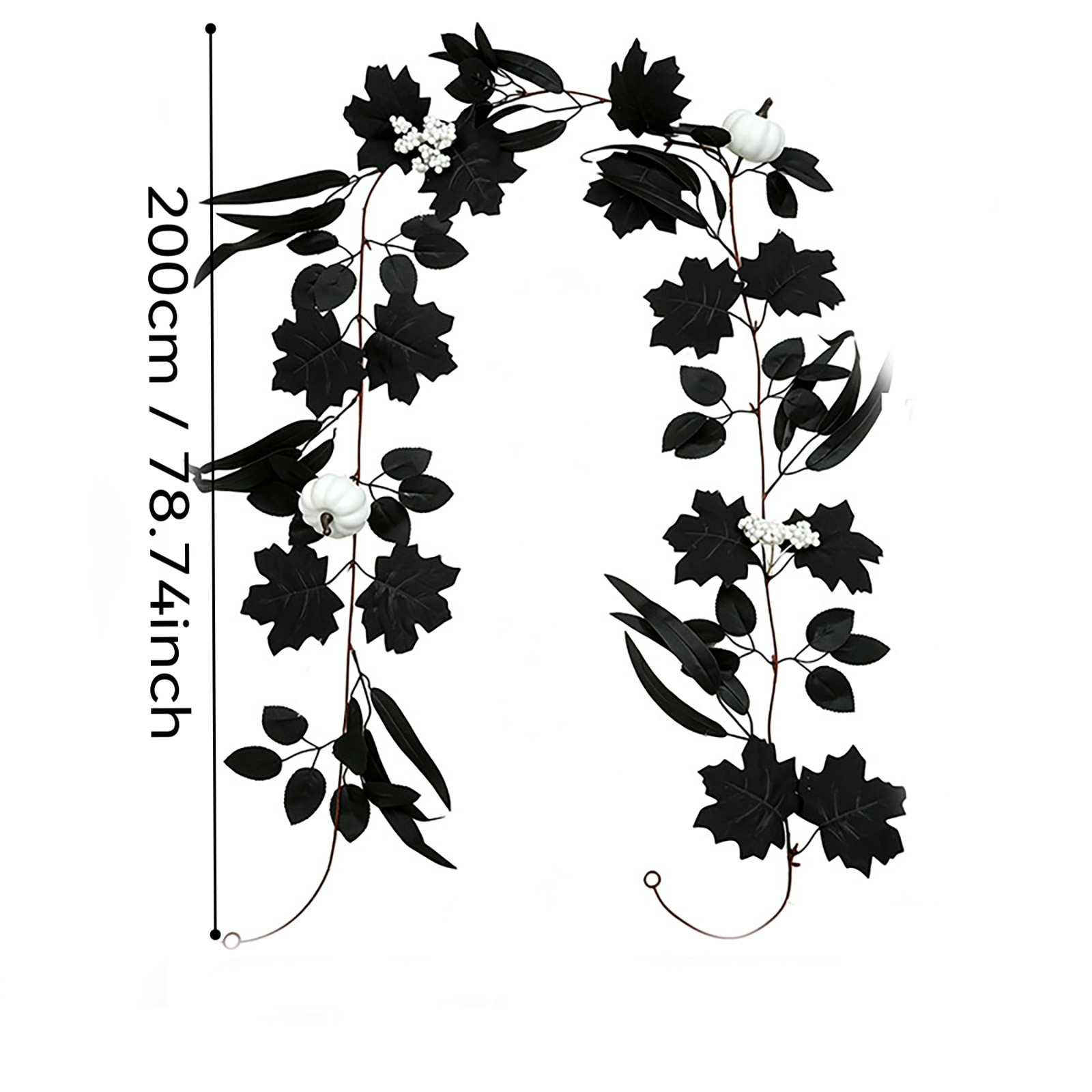 Artificial Halloween Garland w - Tinsel Garland Decoration 评论和价格