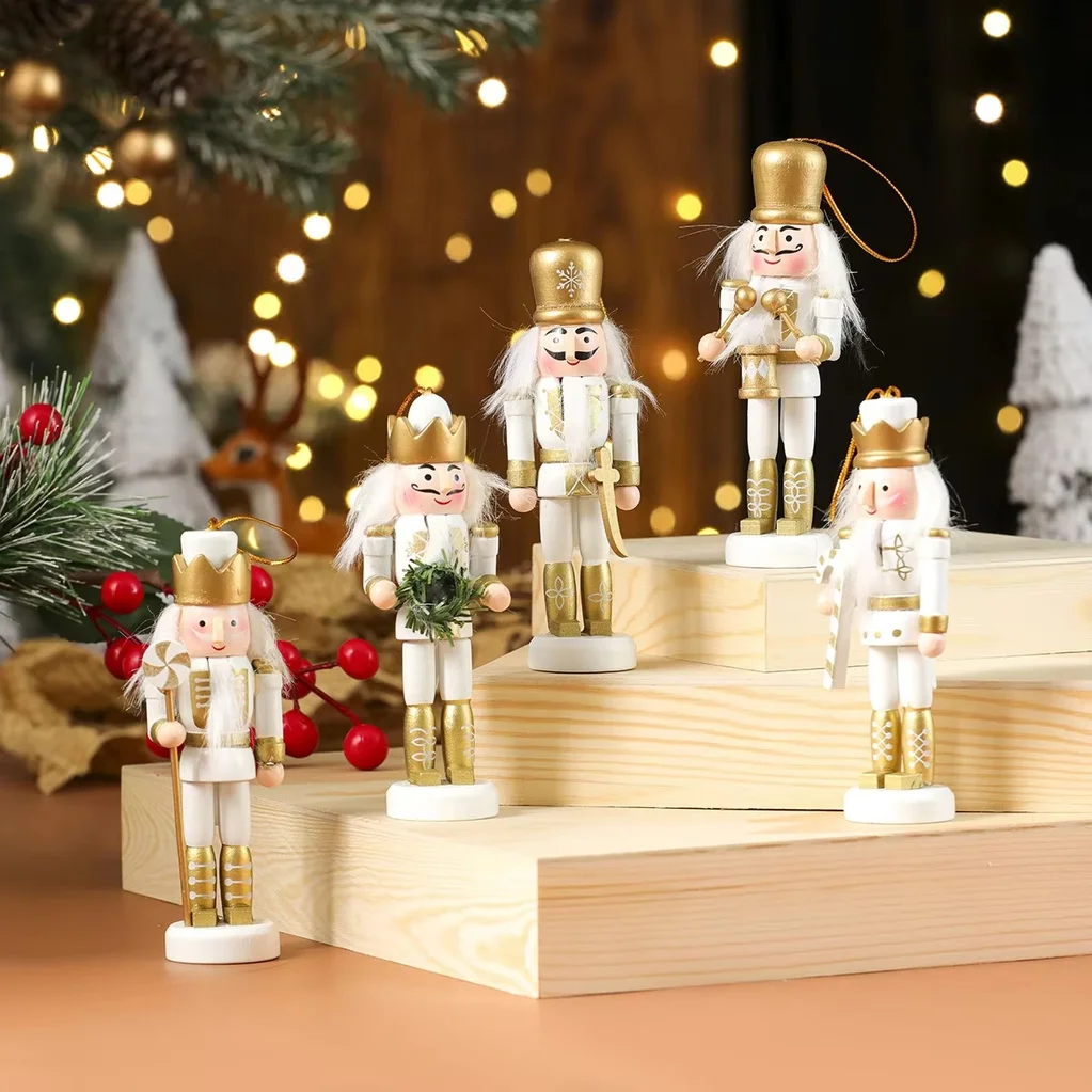 Wooden Nutcracker Figurine Set - Nutcracker Figurine 评论和价格