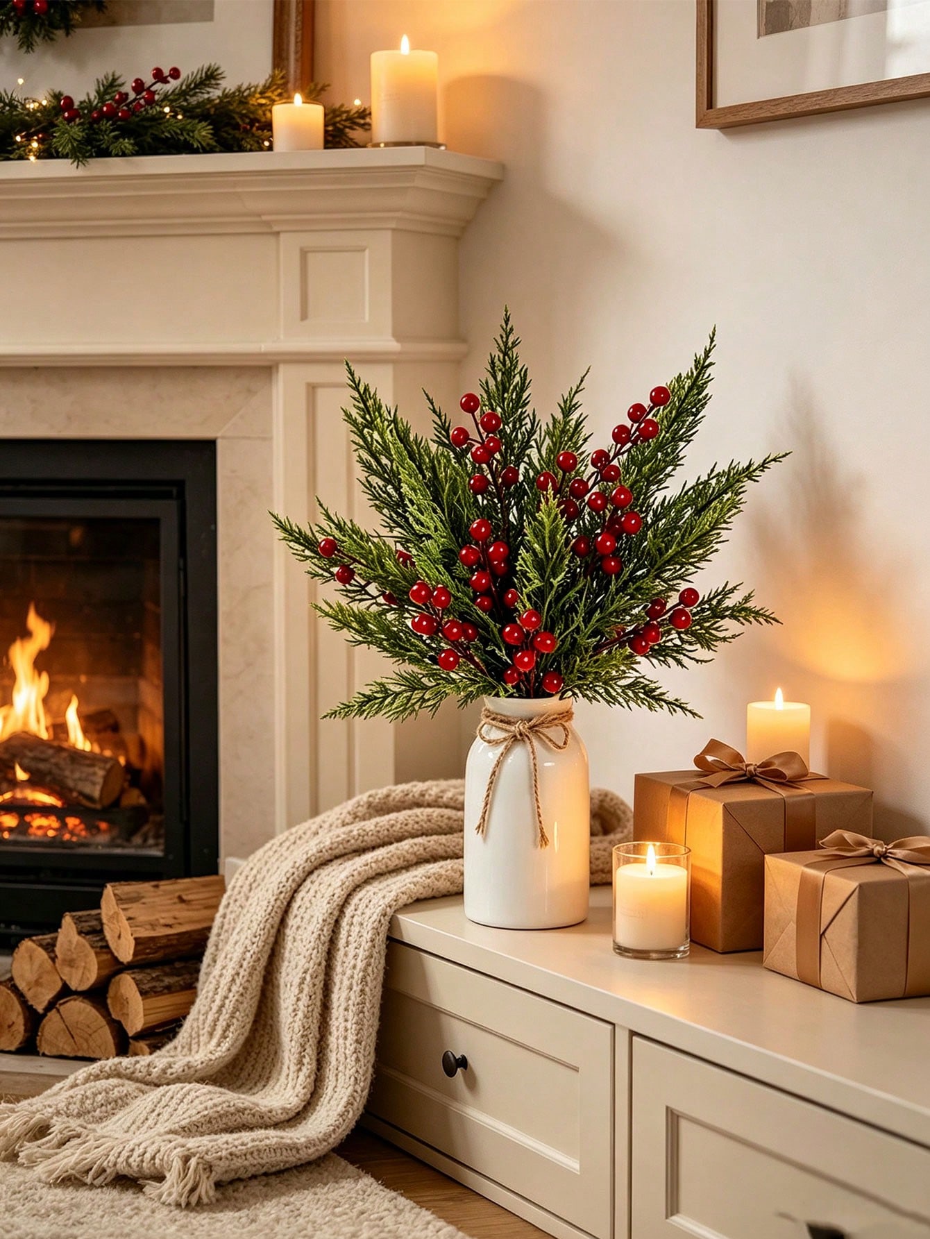 20pcs Artificial Pine Branches - Christmas Tree Artificial 评论和价格