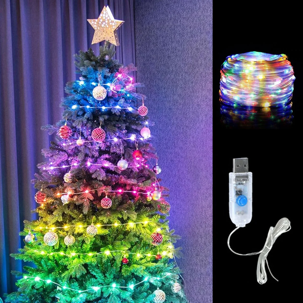 5/10M LED Leather Cord Lights  - Led Fairy String Lights 评论和价格