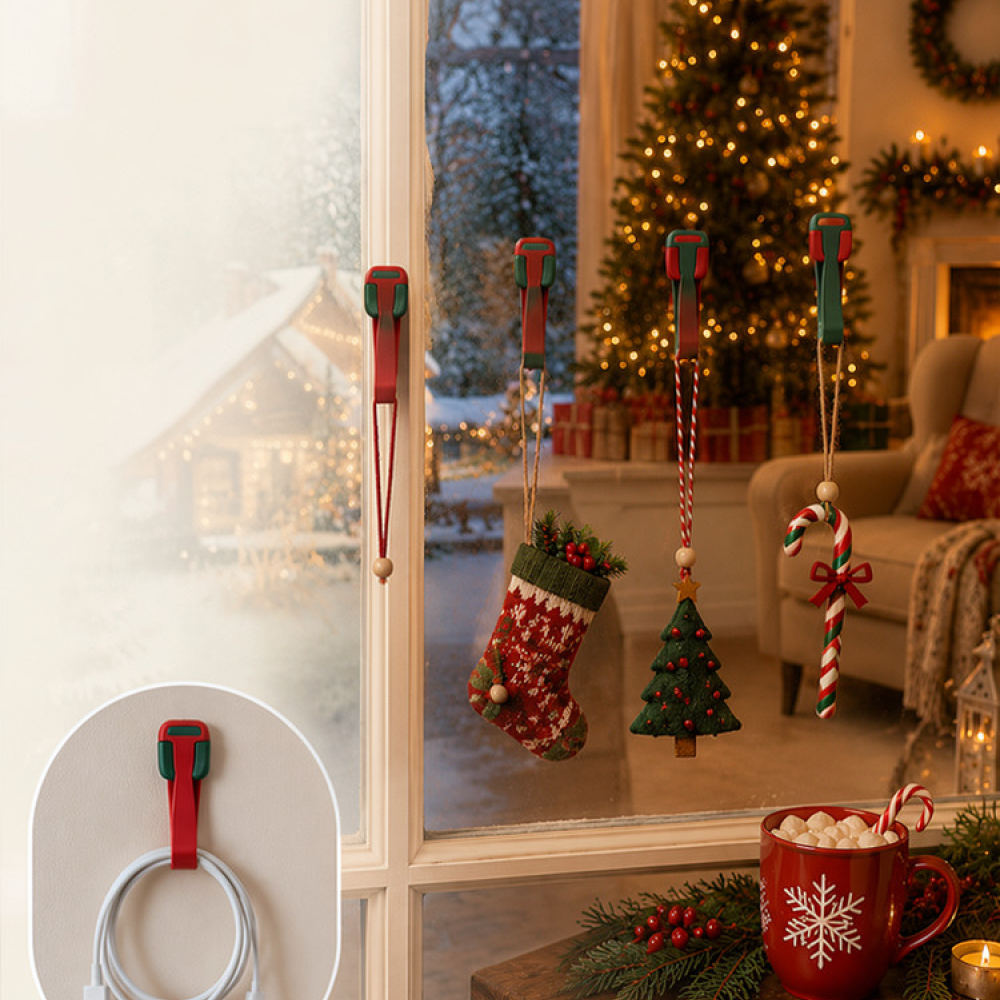 Reusable Silicone Christmas Ha - Christmas Stocking Hanging 评论和价格